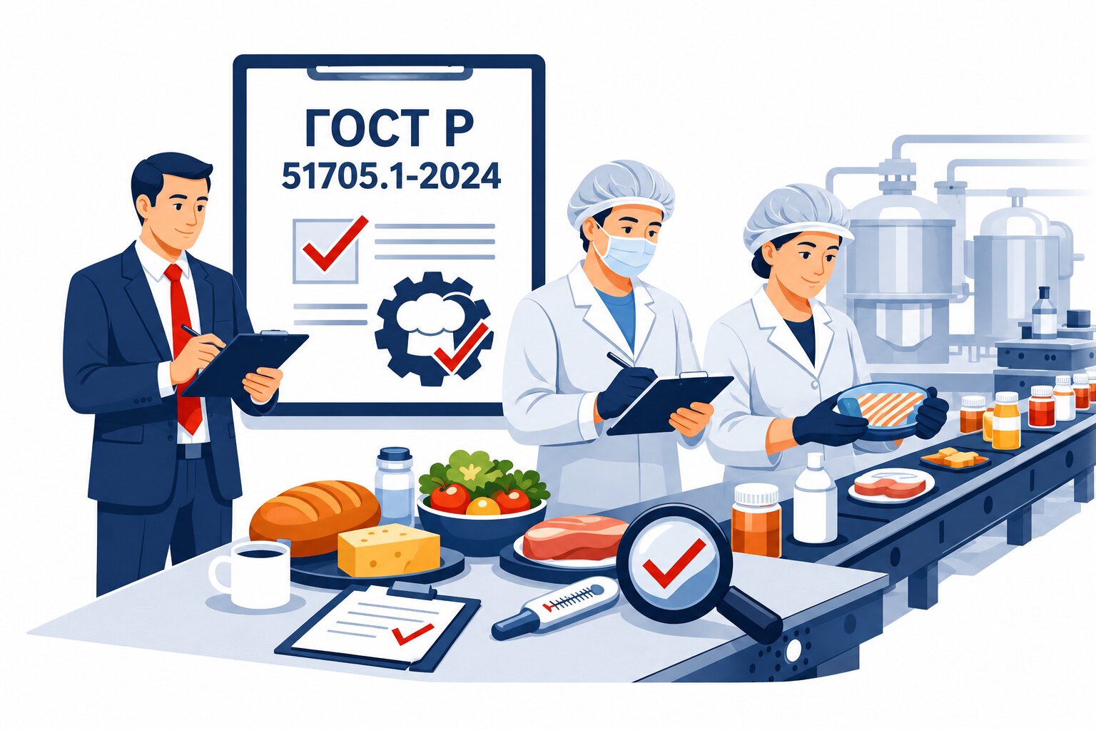 Оформление ГОСТ Р 51705.1 2024 ХАССП в Липецке